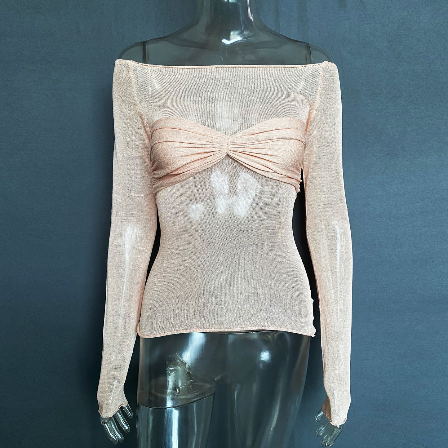 Sexy Off The Shoulder See Through Women Tops