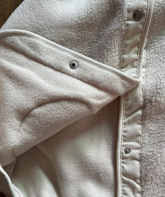 Fashion Women Lamb Wool Thickened Hooded Coats