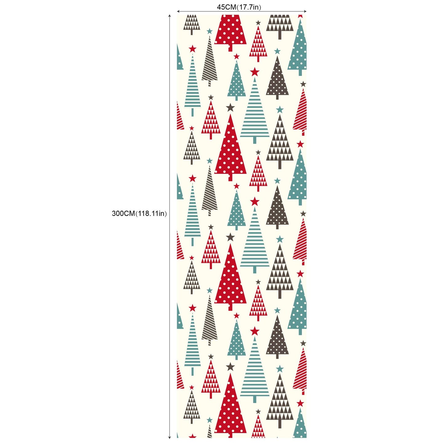 Environmental Friendly Self-adhesive Christmas Wallpaper