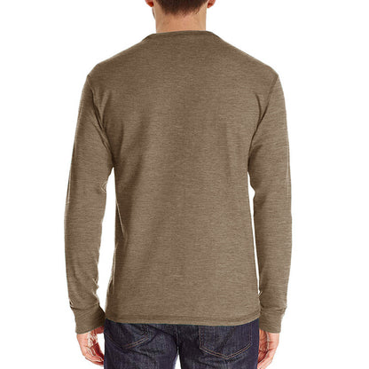Casual Round Neck Long Sleeves T Shirts