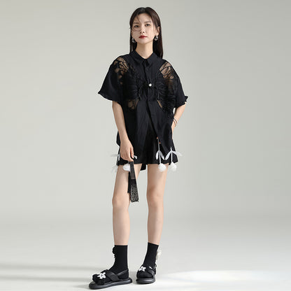 Designed Butterfly Double Sides Summer Shirts