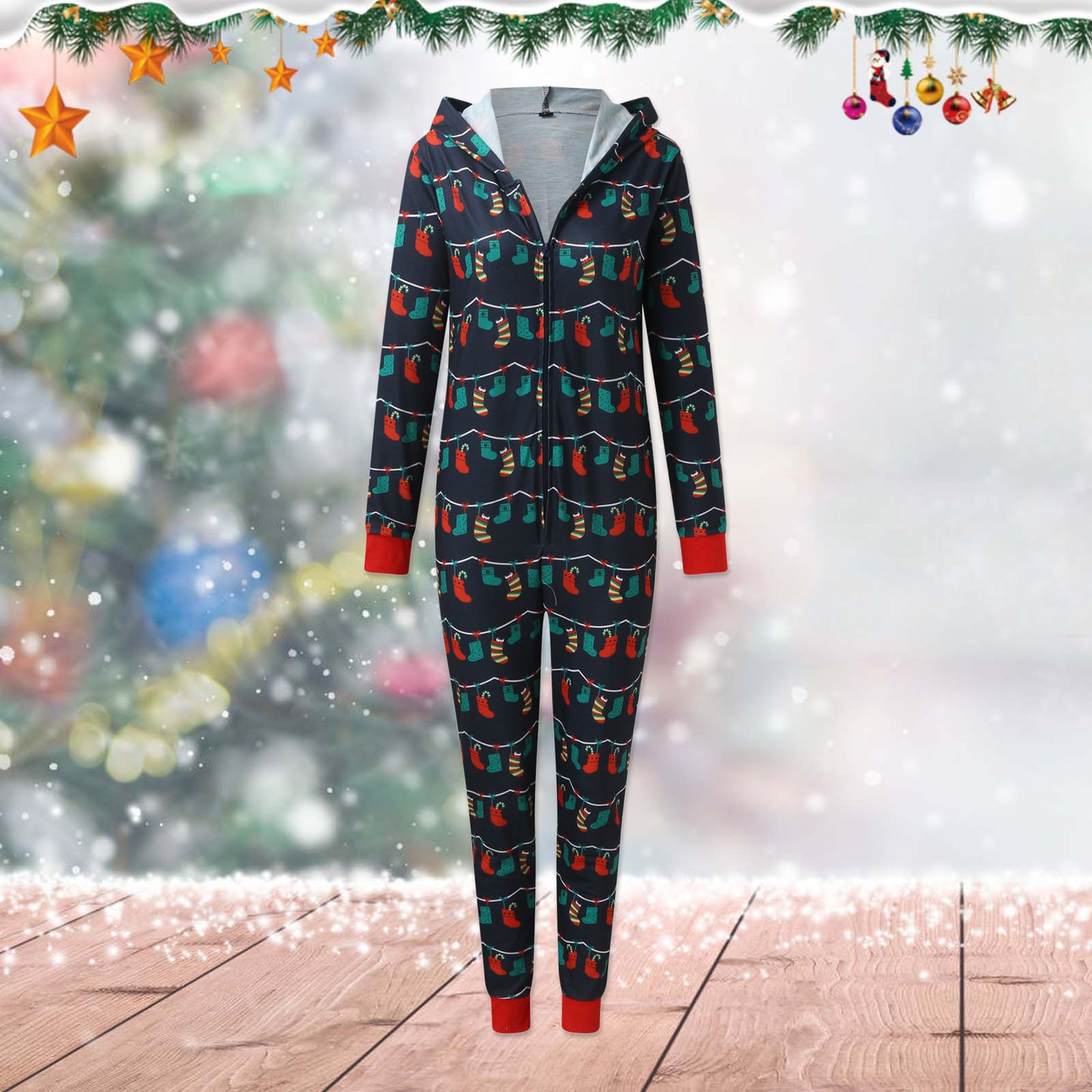 Fashion Adult and Kids Christmas Suits