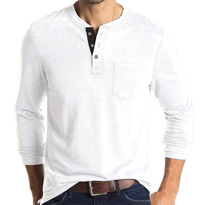 Casual Round Neck Long Sleeves T Shirts