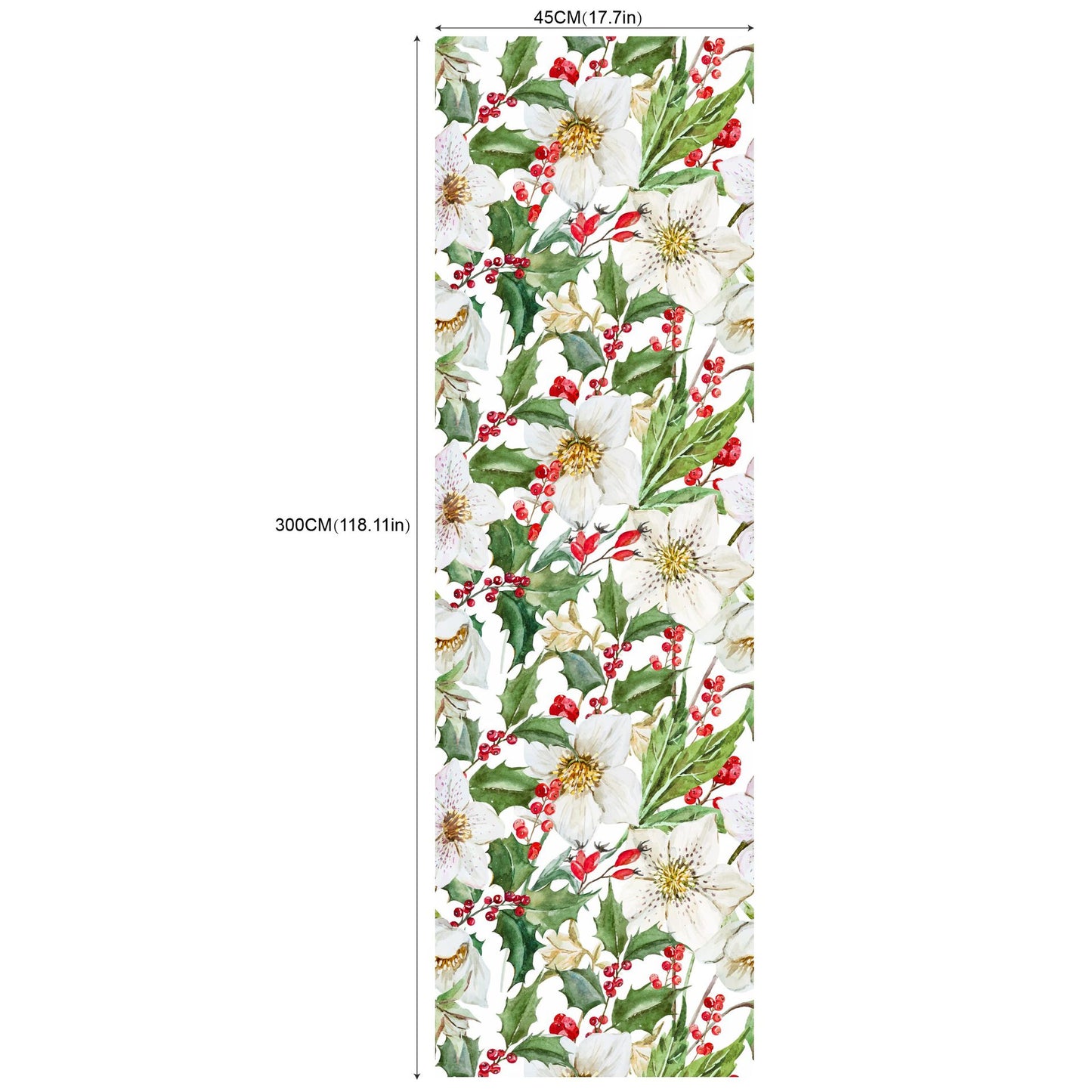 Environmental Friendly Self-adhesive Christmas Wallpaper
