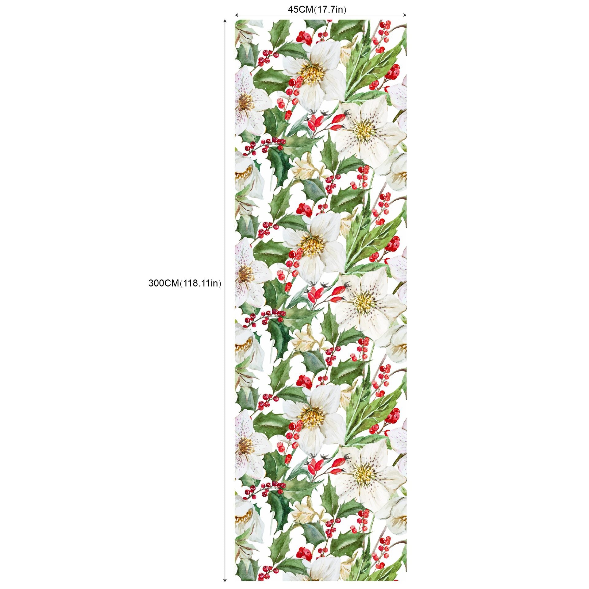 Environmental Friendly Self-adhesive Christmas Wallpaper