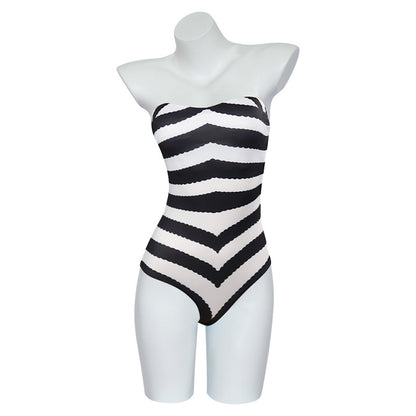 Barbie 2023 Film Barbie One Piece Swimsuit Cosplay Costume