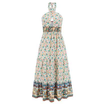Sexy Halter Summer Bohemian Dresses