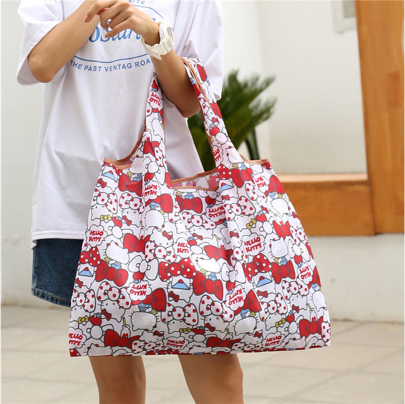 Large Capacity Foldable Reusable Waterproof Shopping Bag