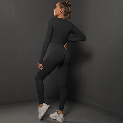 Fashion Simple Style Sports Yoga Suits for Women