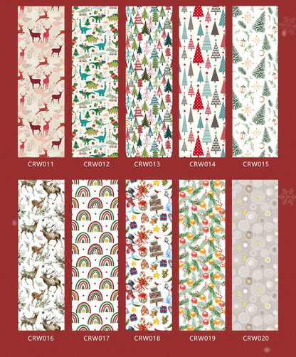 Environmental Friendly Self-adhesive Christmas Wallpaper