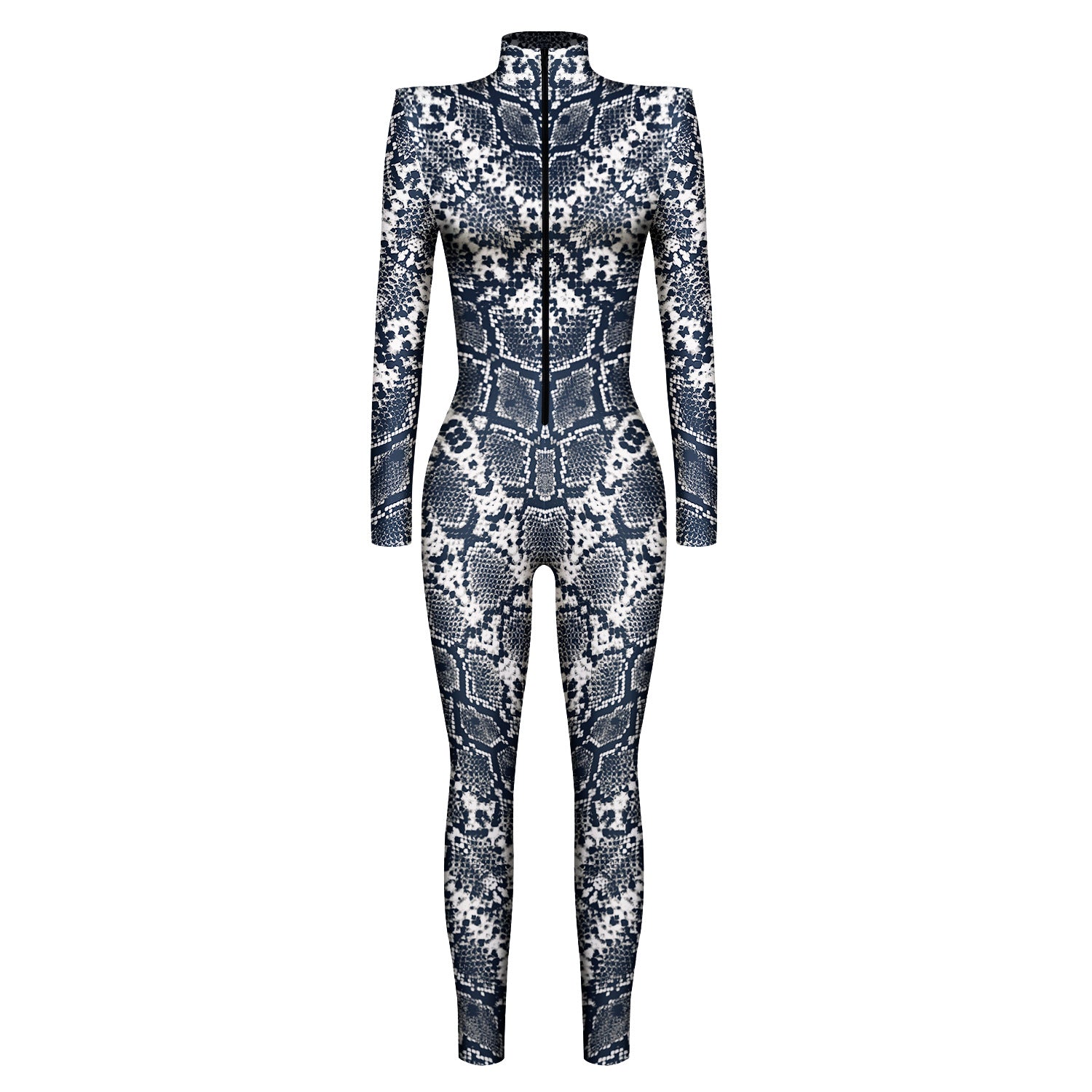 Halloween Skeleton Long Sleeves Jumpsuits Cosplay Costumes