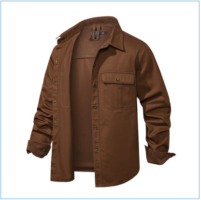 Casual Cotton Plus Sizes Long Sleeves Shirts for Men