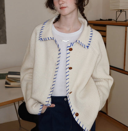 Casual Wool Knitted Women Cardigan Sweaters