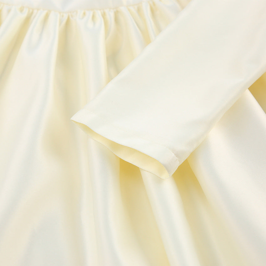 Lovely Satin Princess Mini Dresses for Women