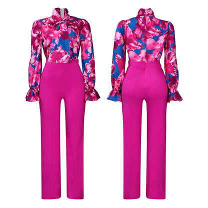 Fashion Plus Sizes Women Long Sleeves Shirts & Pants