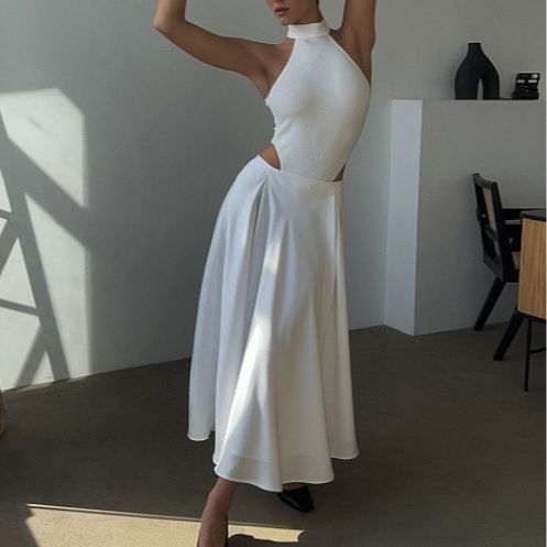 Fashion Satin High Waist Summer Skirts