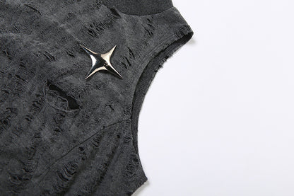 Sexy Summer Sleeveless Midriff Baring Tank Tops