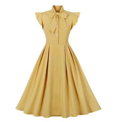 Vintage Ruffled Women Dresses