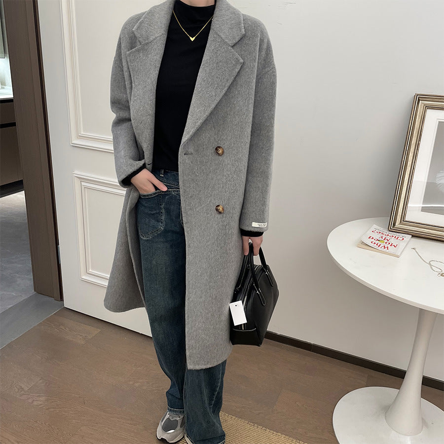 Fashion Women Wool Winter Long Coats