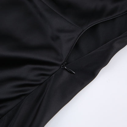 Summer Backless Long Back Party Dresses