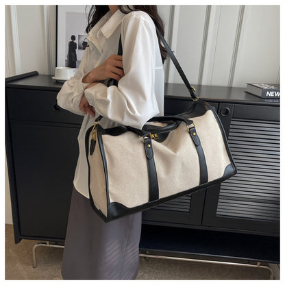 Women Canvas Fashion Short Trip Storage Bags