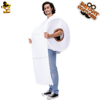 Halloween Toilet Paper spoof Costume Tops
