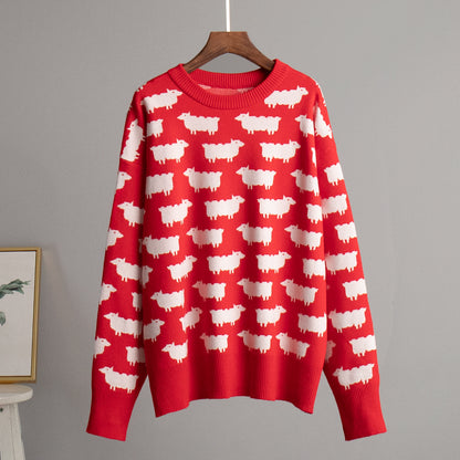 Casual Round Neck Pullover Sweaters