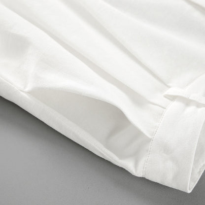 Designed Linen Cotton Summer Sleeveless Tops and Shorts Sets