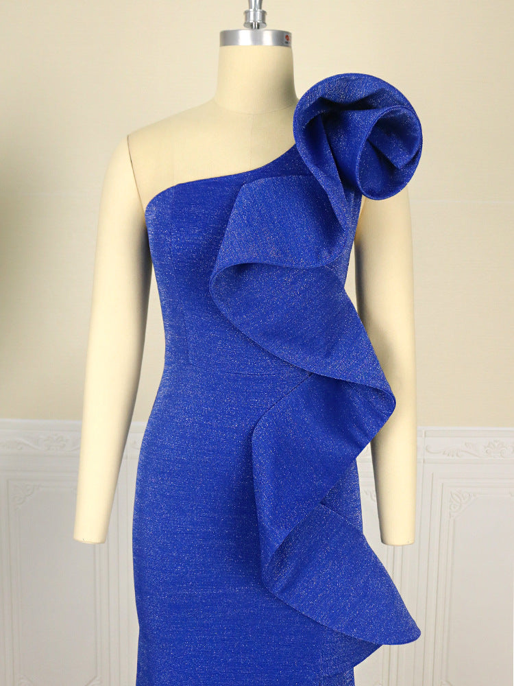 Gorgeous One Shoulder Plus Sizes Evening Dresses