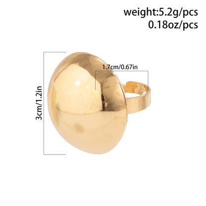 Women Alloy Irregular Flowers Rings
