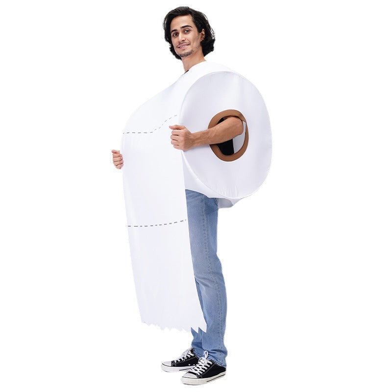 Halloween Toilet Paper spoof Costume Tops