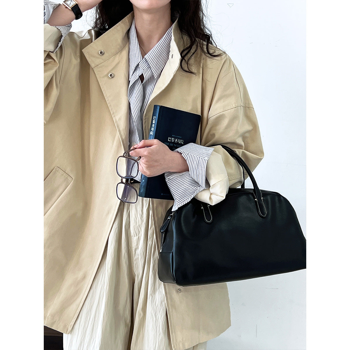 Fashion Stand Collar Oversize Coats