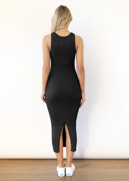 Sexy Sleeveless Knitted Sheath Fall Dresses
