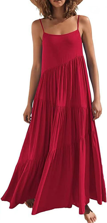 Casual Summer Beach Women Tank Top Dresses