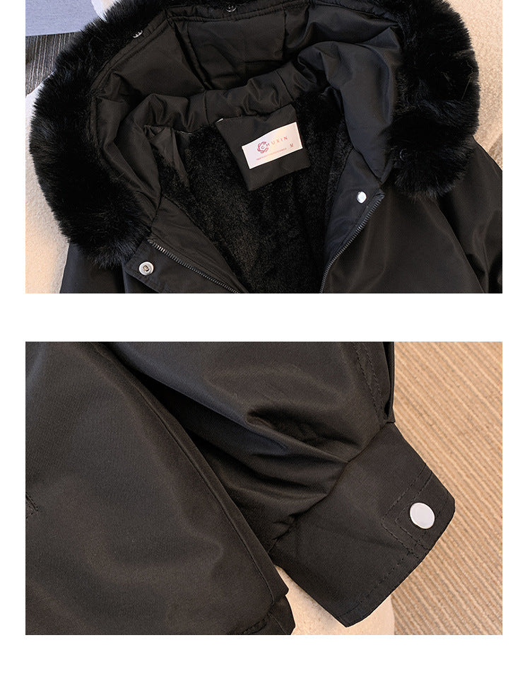 Casual Winter Short Velvet Jacket Coats for Women