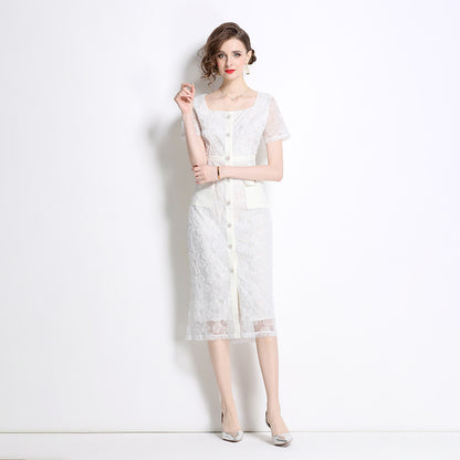 Designed Luxury Elegant Summer Lace Dresses