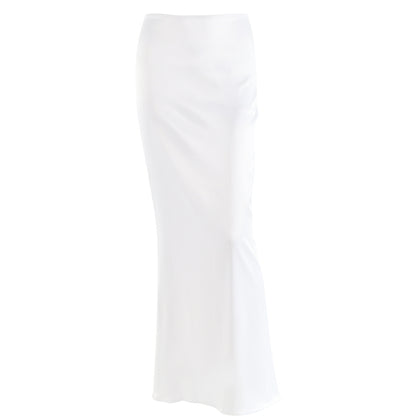 Sexy Women Satin Bodycon Summer Long Skirts