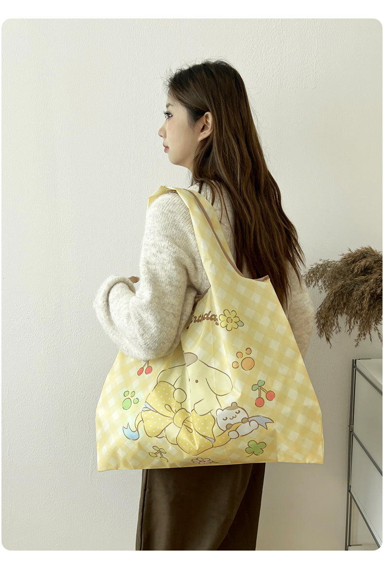 Cute Cartoon Foldable Shopping Bag