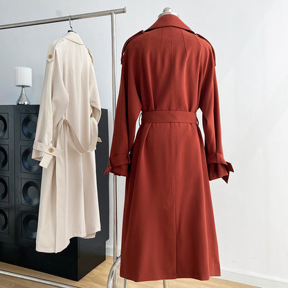 Fashion Loose Long Trench Coats for Women