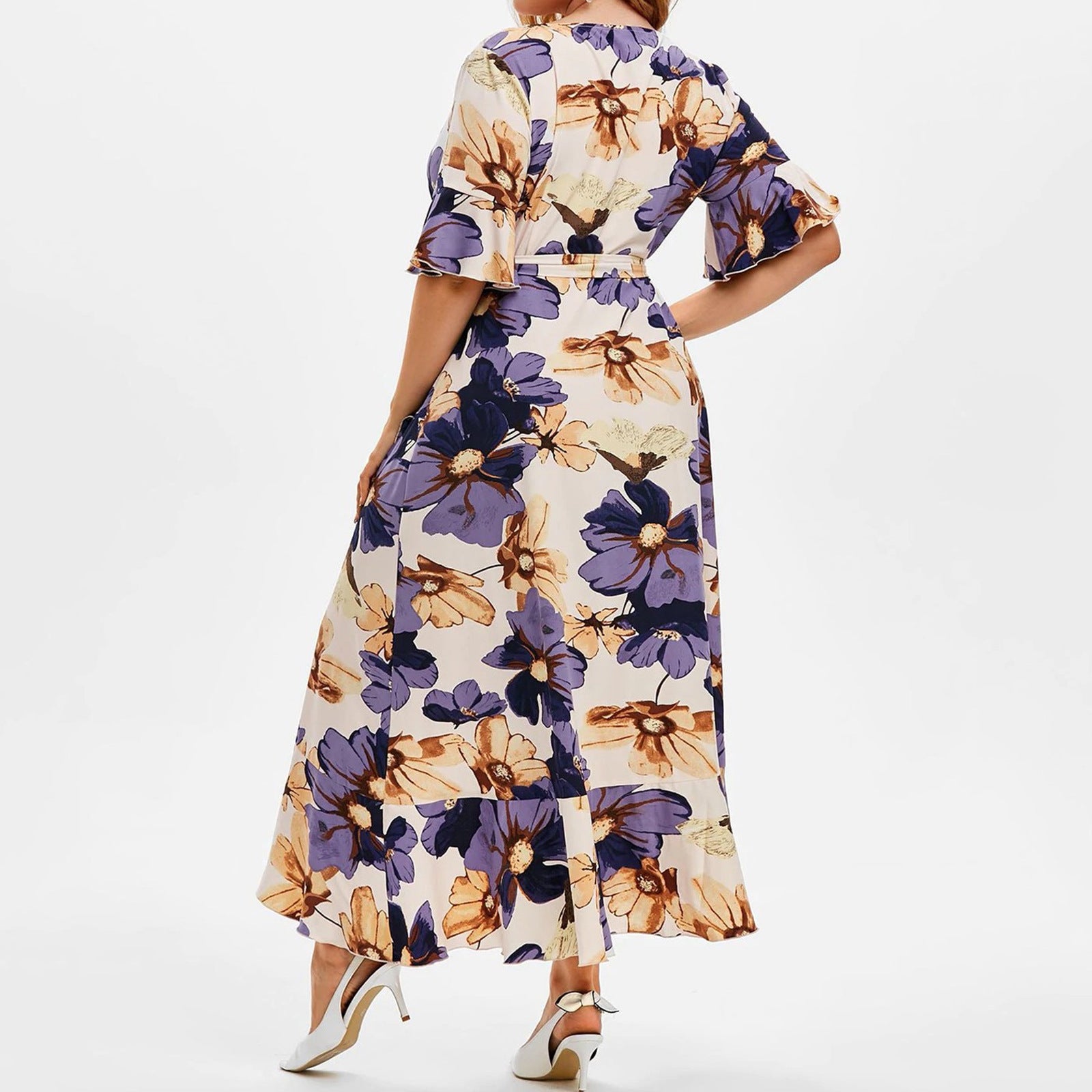Casual Boho Irregular Plus Sizes Summer Women Dresses