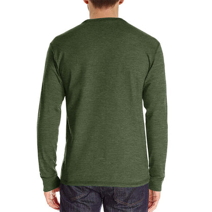 Casual Round Neck Long Sleeves T Shirts