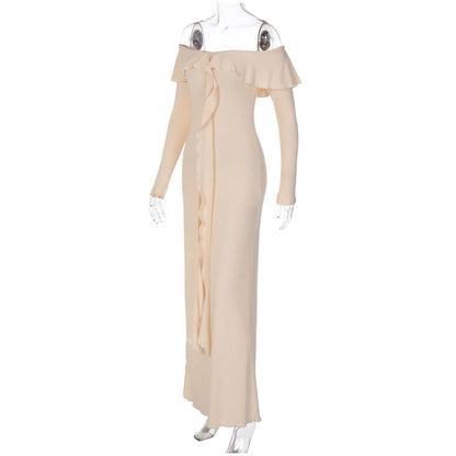 Sexy Off The Shoulder Long Sleeves Party Dresses