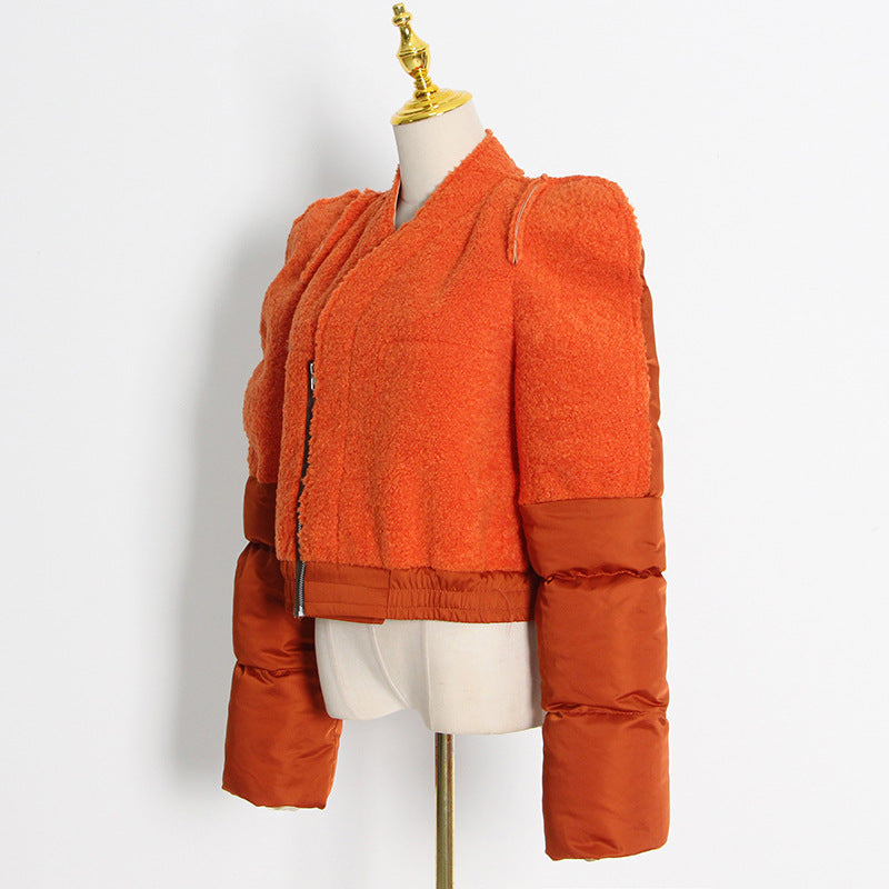 Fashion Designed Velvet Shorts Jackets Coats for Women