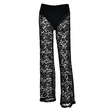 Sexy See Through Summer Wide Legs Pants
