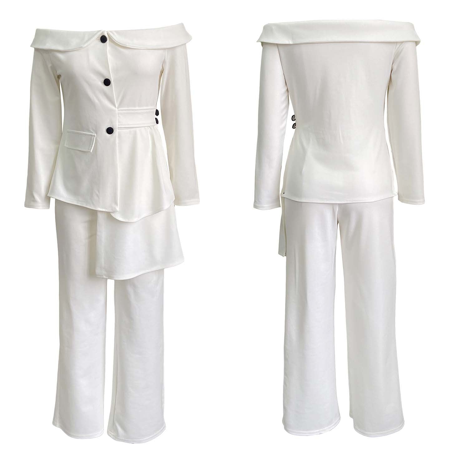 Fashion Blazer Tops and Pants Suits for Women