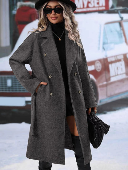 Fashion Women Midi Length Winter Coats