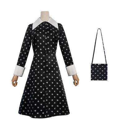 The Addams Family (2022 TV Series) Wednesday Cosplay Costume