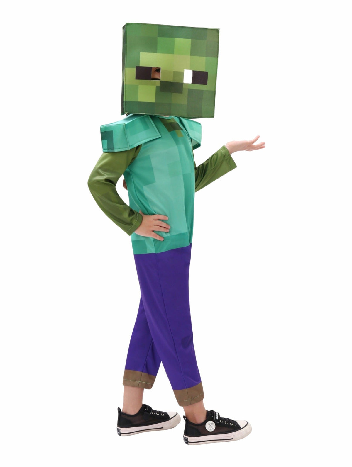Minecraft Kids Cosplay Costume Holloween