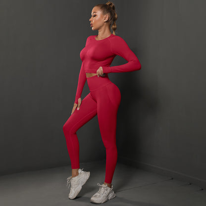 Fashion Simple Style Sports Yoga Suits for Women