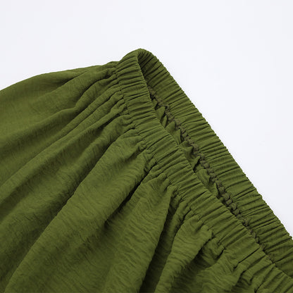 Vintage Designed Green Fall Mini Dresses